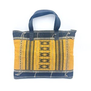 Laptop Bag – Mustard Yellow Naga Spearhead Motif