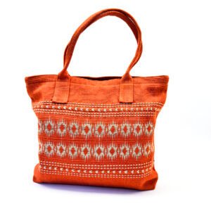 Vila Tote Bag in Terracotta Ember